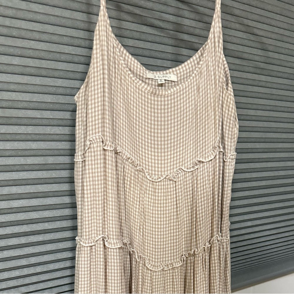 Z supply gingham dress sz xl